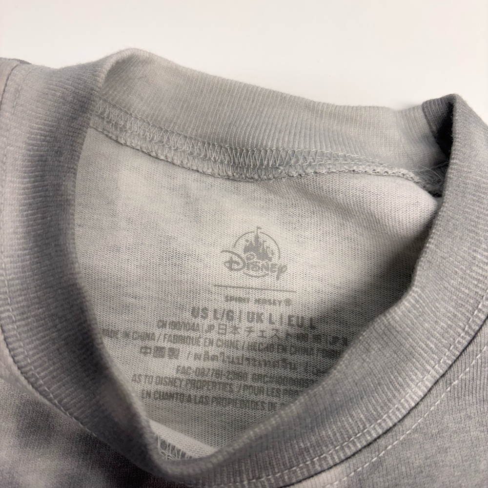 NWOT Disneyland Resort Spirit Jersey Grey Tie Dye Gold Castle Edition Large - Picture 5 of 13